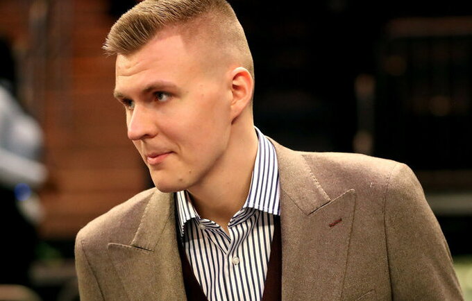 K.Porzingis praėjusiais metais buvo įsivėlęs į muštynes (Scanpix nuotr.)
