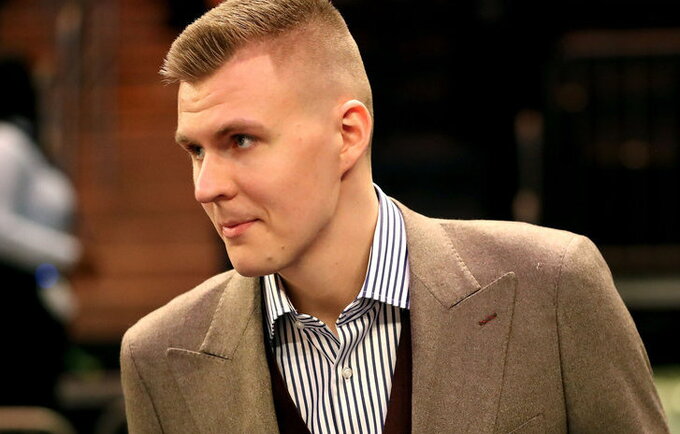 K.Porzingis papasakojo apie įvykusį konfliktą (Scanpix nuotr.)