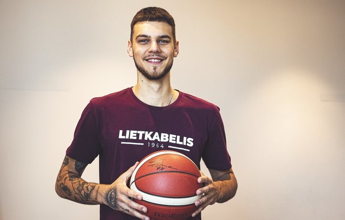 D.Sirvydis džiaugėsi papildęs Panevėžio ekipą (Foto: Indrė Cibulskaitė)