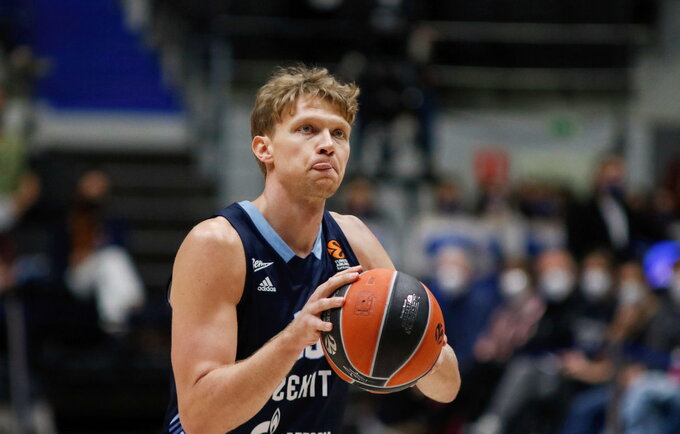 M.Kuzminskas pelnė 2 taškus (Scanpix nuotr.)