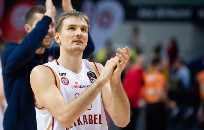 V.Kariniauskas Graikijoje žaidė lyg net nebūtų išvykęs (BNS nuotr.)