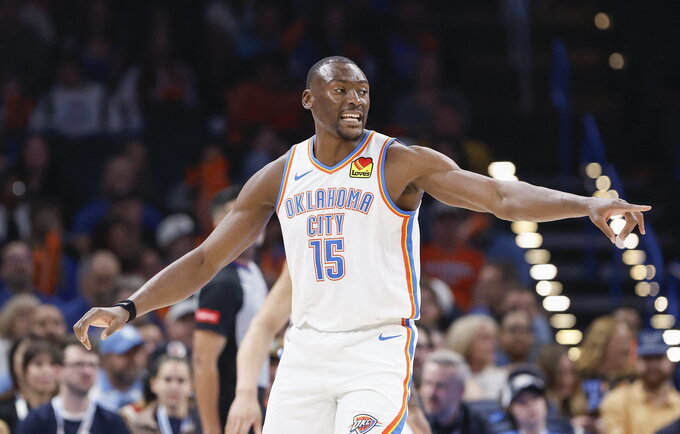 B.Biyombo išgasdino „Thunder“ gerbėjus (Scanpix nuotr.)