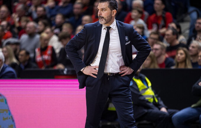 A.Magro teigė, kad A.Kulboka jau grįžo į treniruotes (Foto: Rokas Lukoševičius)