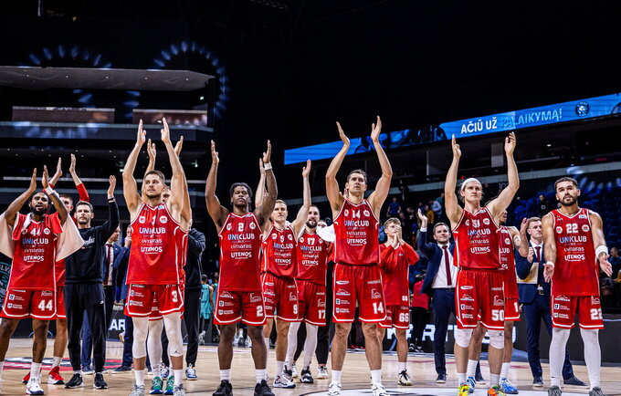 Uteniškiai laimėjo mačą sostinėje (Foto: Lukas Bartkus)