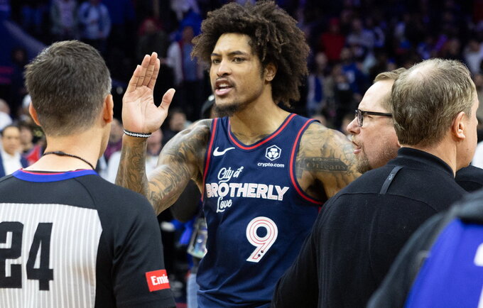 K.Oubre užsipuolė teisėjus (Scanpix nuotr.)