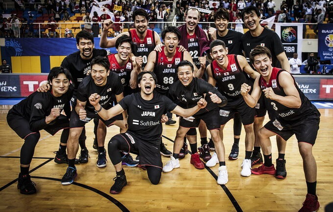 Japonijos rinktinė varžysis Olimpiadoje (FIBA nuotr.)