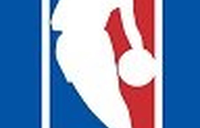 NBA logo su fonu Organizatorių nuotr.