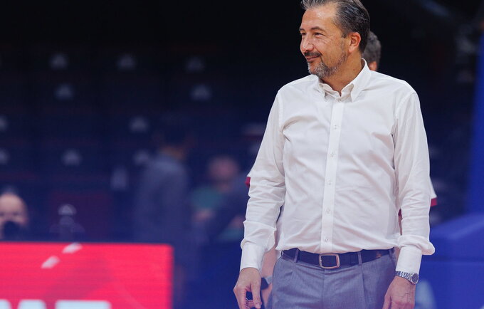 L.Banchi didžiavosi Latvijos rinktine (BNS nuotr.)
