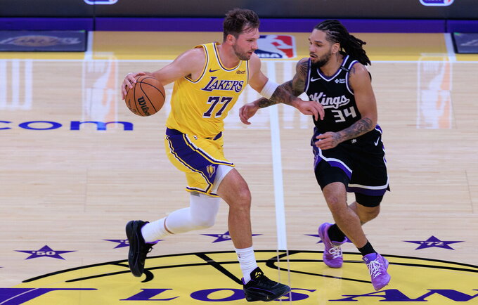 L.Dončičius nukalė „Lakers“ pergalę (Scanpix nuotr.)