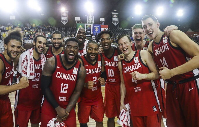 Kanadiečiai gali būti laikomi vienais iš Pasaulio taurės favoritų (FIBA nuotr.)
