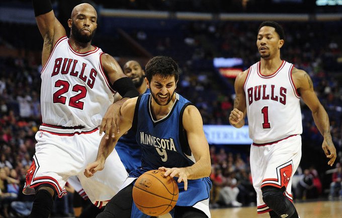 Ricky Rubio susižeidė lapkričio pradžioje (AFP-Scanpix)
