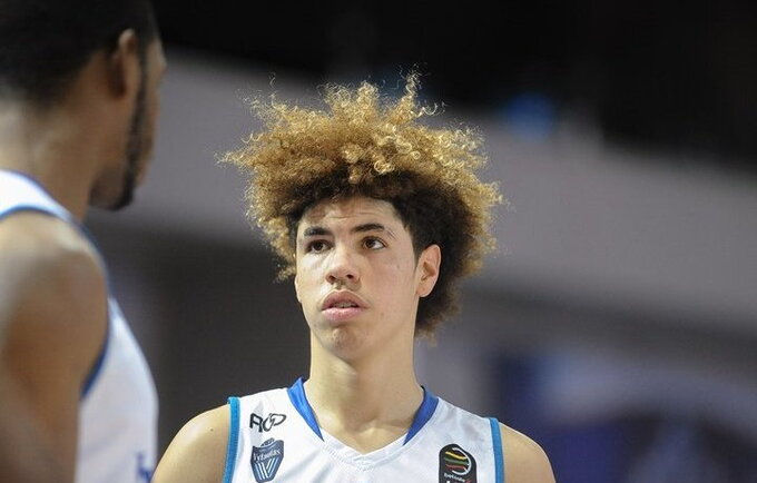 LaMelo Ballas labai domino Zagrebo komandą (Josvydas Elinskas, Fotodiena.lt)