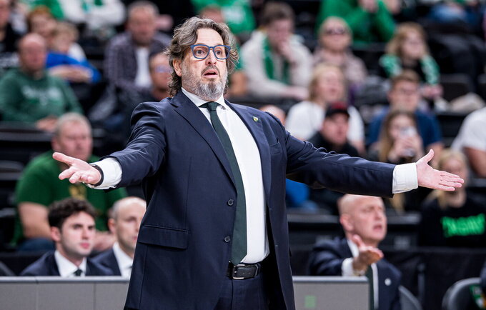 A.Trinchieri kinematografiškai apibūdino auklėtinio pasirodymą (Foto: Rokas Lukoševičius)