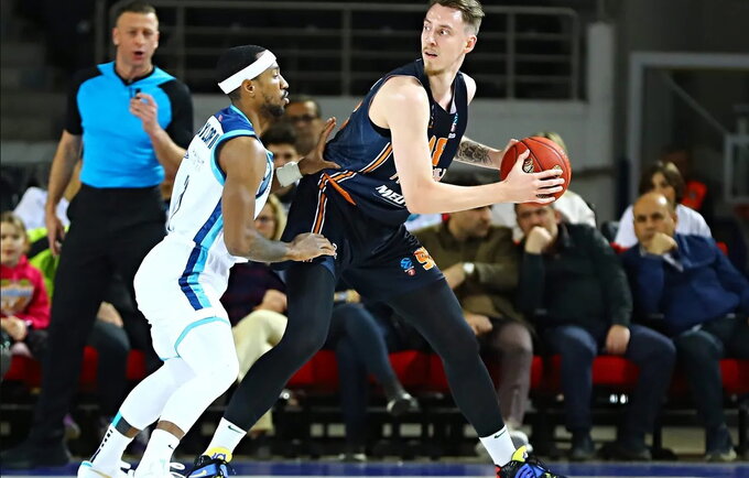 A.Kulboka pataikė du tritaškius (Euroleague.net)