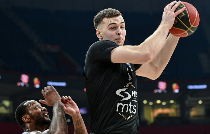 B.Koprivica patyrė skaudžią traumą