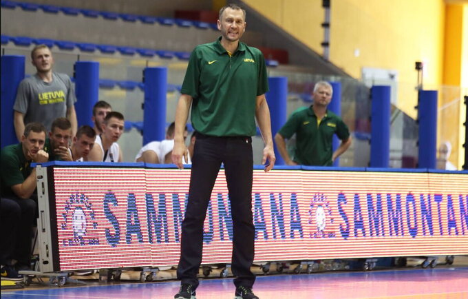 T.Masiulis pastarąjį kartą vyr. treneriu dirbo 2018 metais (FIBA nuotr.)