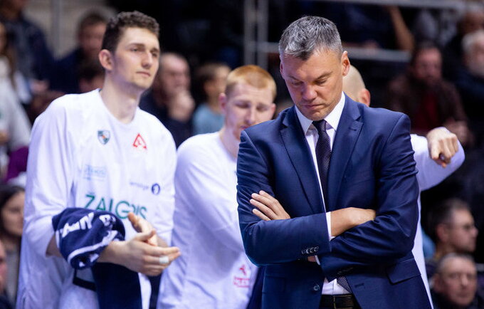 Š.Jasikevičius ir jo treniruojama komanda pretenduoja į apdovanojimus (BNS nuotr.)