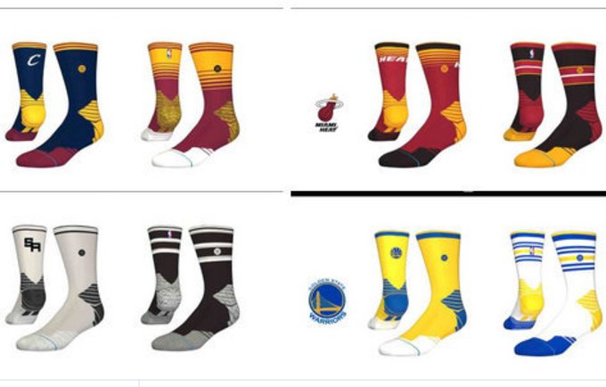 NBA žaidėjų kojinės atrodys taip