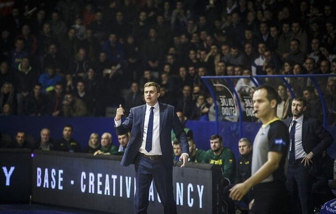 D.Adomaitis džiaugėsi laimėtu pirmuoju maču (FIBA Europe) 