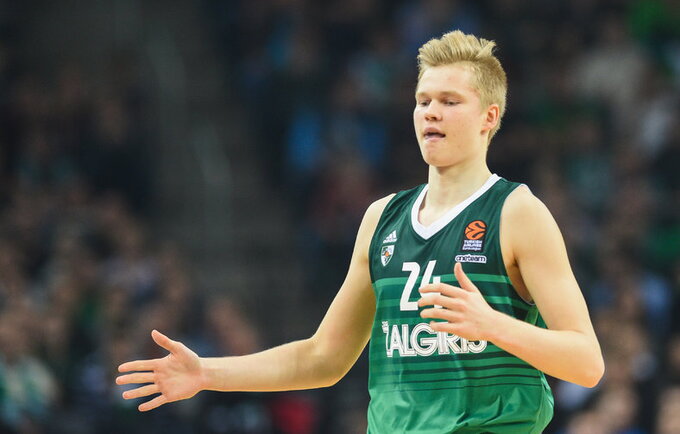 M.Arlauskas po pusantrų metų jau gali bėgioti NCAA parketu (Josvydas Elinskas, Fotodiena.lt)