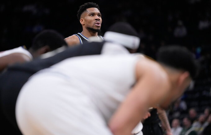G.Antetokounmpo galėtų pasukti į Los Andželą? (Scanpix nuotr.)