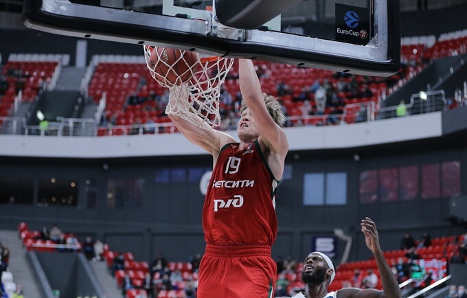 M.Kuzminskas surinko net 33 naudingumo balus (Euroleague.net nuotr.)