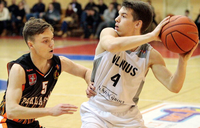 A.Šuliauskas pelnė tritaškį (Foto: Augustas Didžgalvis)