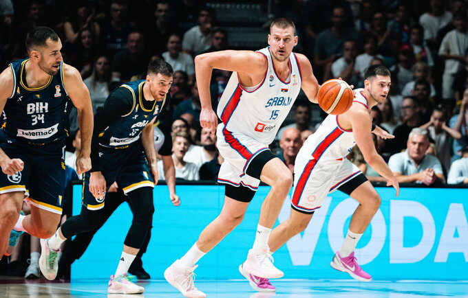 N.Jokičius surinko trigubą dublį (FIBA nuotr.)