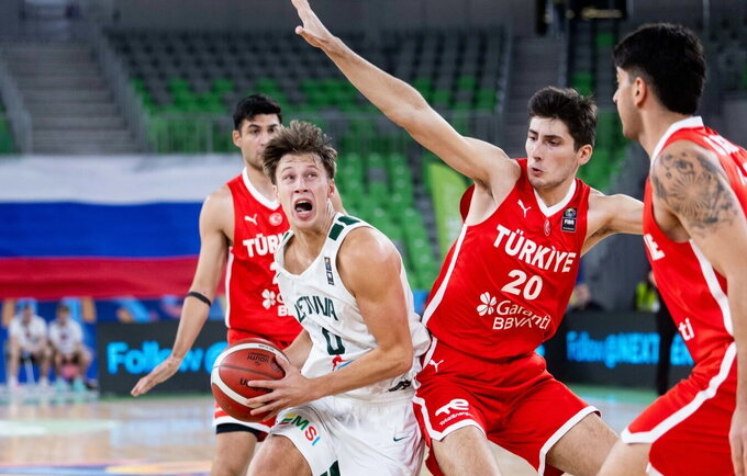 Lietuviai žaidžia su turkais (FIBA Europe nuotr.)
