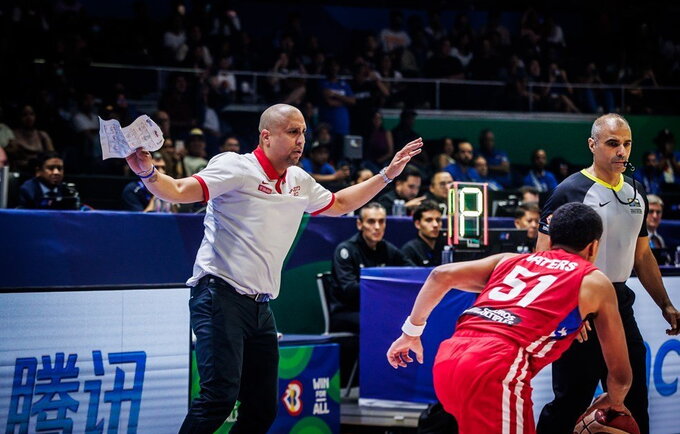 N.Colonas apžvelgė paslaptyje laikytą draugišką mačą (FIBA nuotr.)