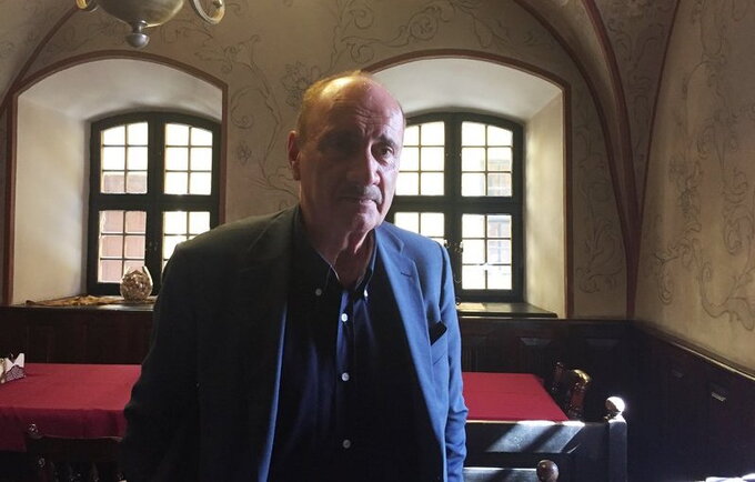 L.Capicchioni į Vilnių atvyko dėl susitikimo su žurnalistais (Krepsinis.net nuotr.)