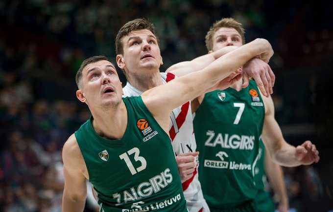 „AX Armani“ – „Žalgirio“ mačo skaičiai: atgijęs M.Kuzminskas, juoda A.Gudaičio atkarpa ir seniai matytas P.Jankūno rodiklis