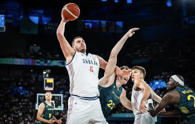 N.Jokičius pelnė svarbiausius taškus (FIBA nuotr.)