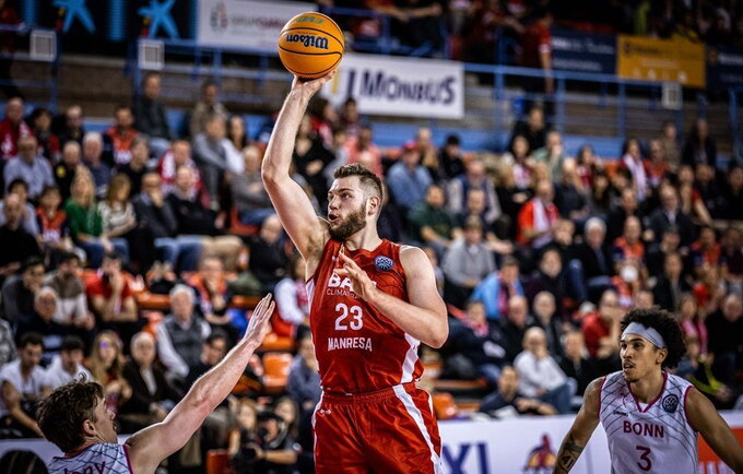 M.Gebenas net ir nežibėdamas buvo tarp geriausių komandoje (FIBA Europe nuotr.)