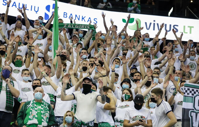 „Green White Boys“ kreipėsi į Kauno ekipos žaidėjus (BNS nuotr.)