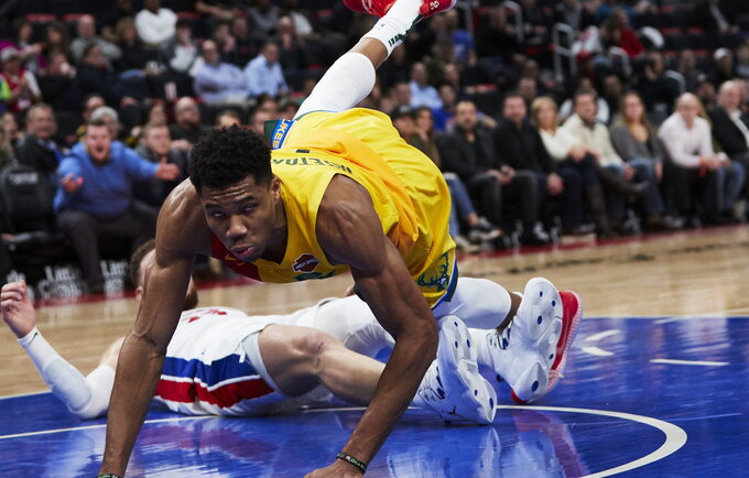 G.Antetokounmpo lemiamu metu tarė savo žodį (Scanpix nuotr.)