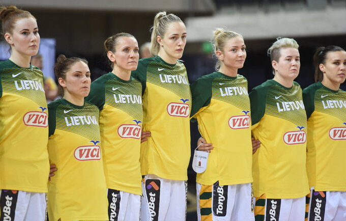 Lietuvos moterų rinktinė ketvirtadienį pradės žygį Europos čempionate (Fotodiena.lt)