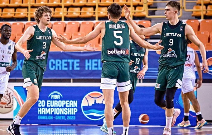 Lietuviai tęsia kovą dėl medalių (FIBA Europe nuotr.)