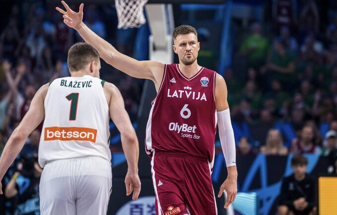 K.Porzingio indėlio latviams nepakako (FIBA nuotr.)
