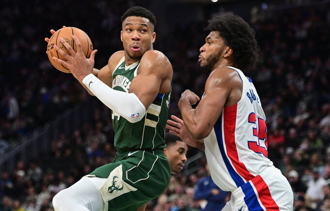 G.Antetokounmpo neteko pervargti (Scanpix nuotr.)