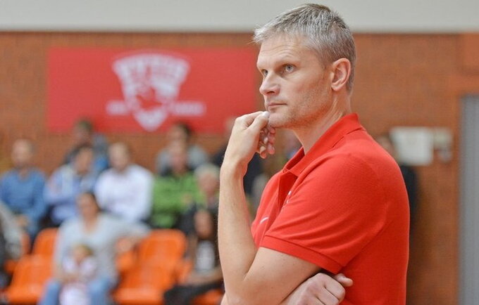 D.Zabarauskas tiki visa savo komanda (D.Pavalkio nuotr.)
