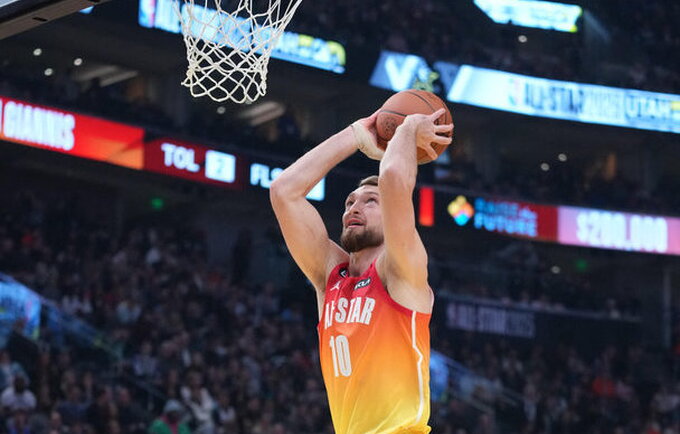 D.Sabonis kitas „Visų žvaigždžių“ rungtynes gali pasitikti kitaip (Scanpix nuotr.)