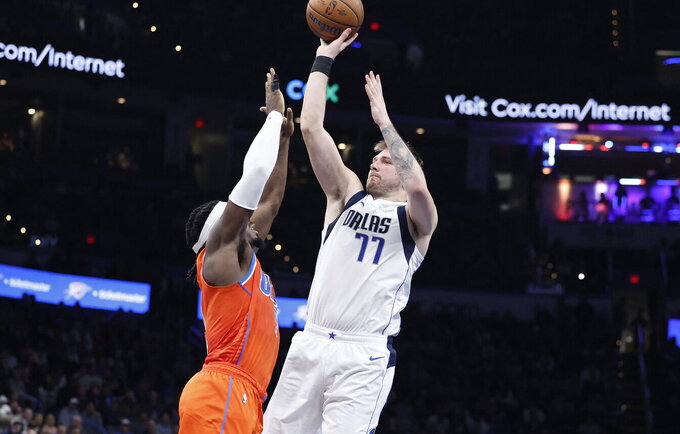 L.Dončičius strigo „Thunder“ gynyboje (Scanpix nuotr.)