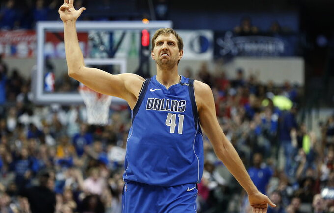 D.Nowitzki nesitraukia (Scanpix nuotr.)