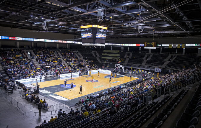 „Šiaulių“ arena antradienį atrodė taip (LKL nuotr.)