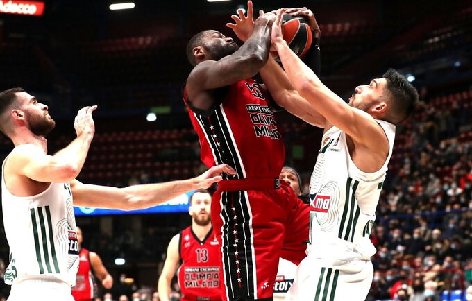 B.Bentilas fiksavo galingą dvigubą dublį (Euroleague.net)