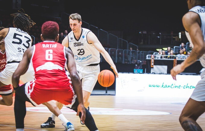 M.Sušinskas aikštėje darė viską (FIBA Europe nuotr.)