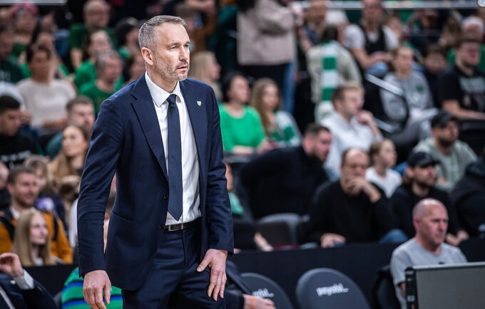 T.Masiulis apžvelgė rungtynes (Foto: Rokas Lukoševičius)