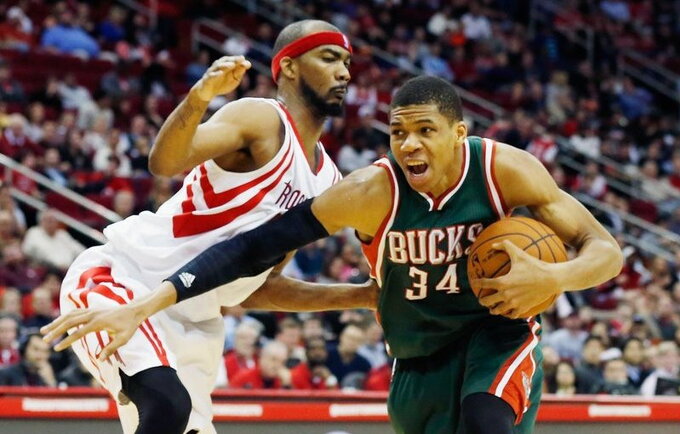 G.Antetokounmpo liks Milvokyje dar kurį laiką (Scanpix nuotr.)