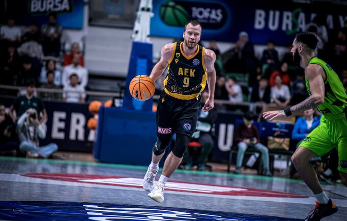 L.Lekavičius prieš Eurolygos klubą buvo solidus (FIBA Europe nuotr.)